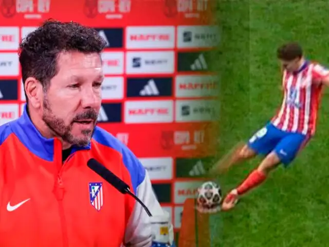 ‘Cholo’ Simeone explota tras penal anulado de Julián Álvarez: “La pelota no se mueve ni siquiera un poquito”