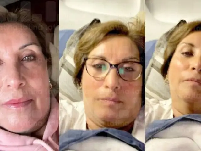 Dina Boluarte: Revelan selfies que la presidenta se tomó tras presunta cirugía estética