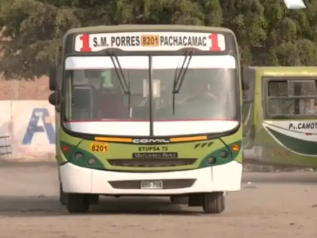 Conductores de empresa 'La 73' en Pachacámac dejan de trabajar por miedo a ataques extorsivos